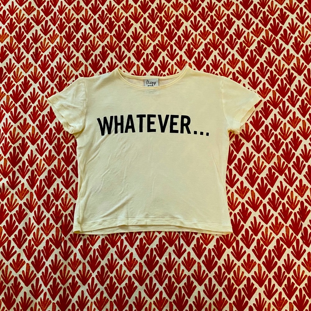 Whatever t-shirt by Moschino